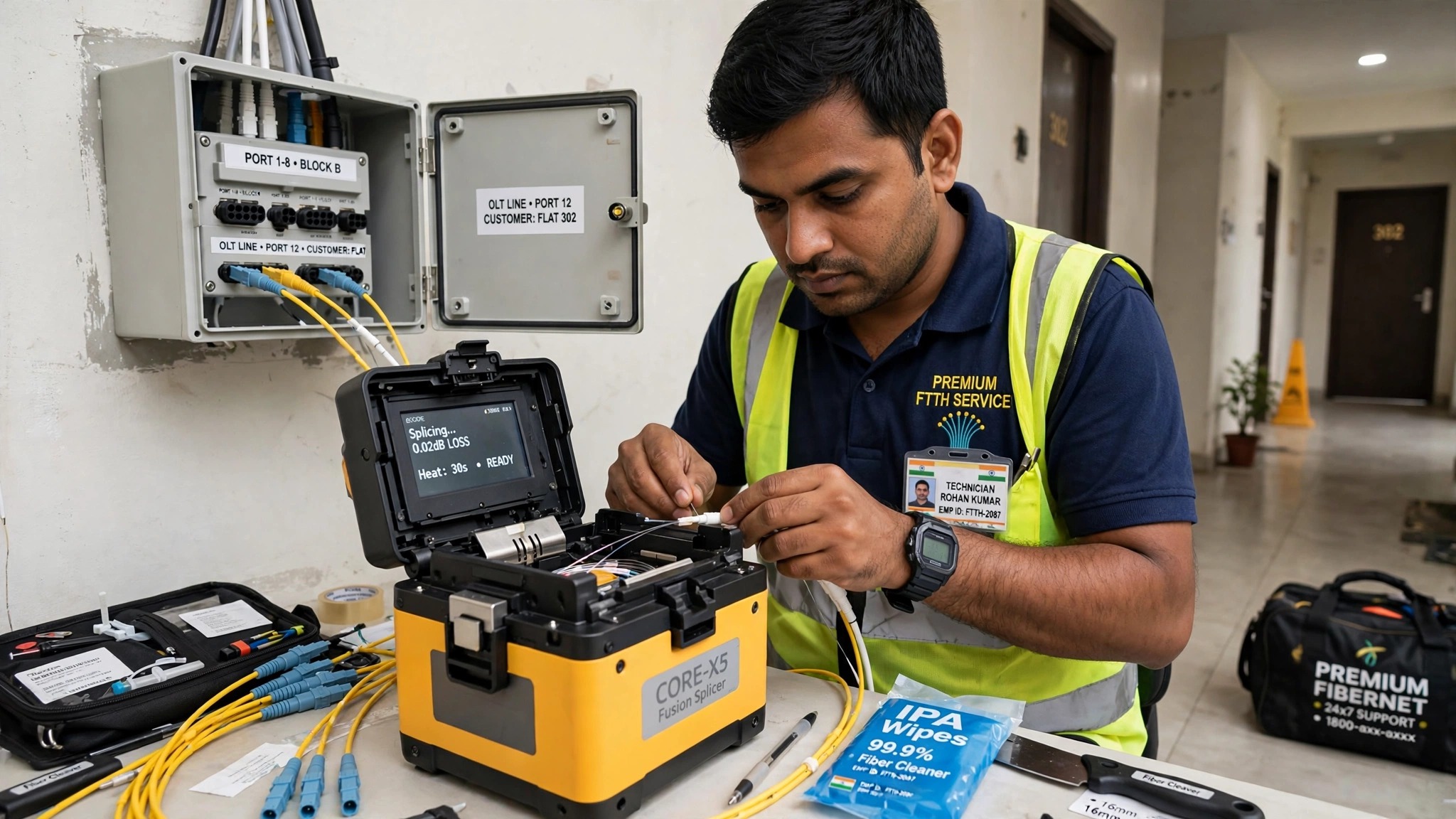 FTTH / GPON & OFC Infrastructure